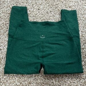 Beyond Yoga Forest Green Kids Leggings